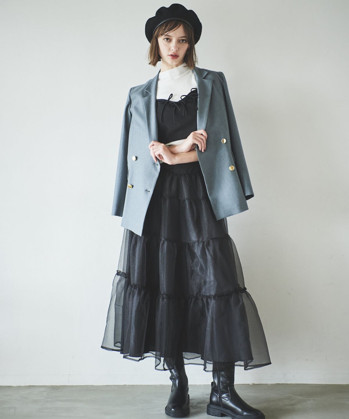 アンドクチュール「ダブルジャケット」|テーラードジャケット|