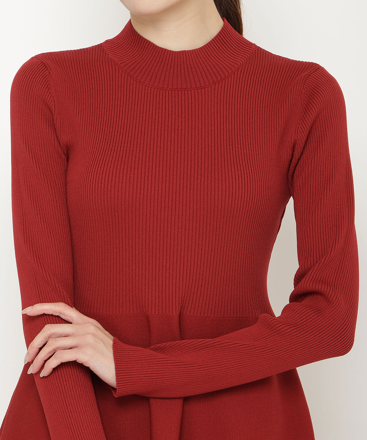 アンドクチュール「布帛ティアードドッキングワンピース」|ワンピース|