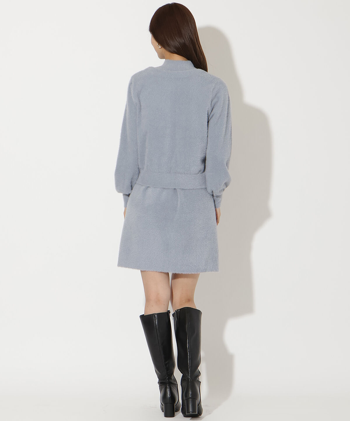 アンドクチュール「ラメフェザーニットアンサンブル」|ワンピース|