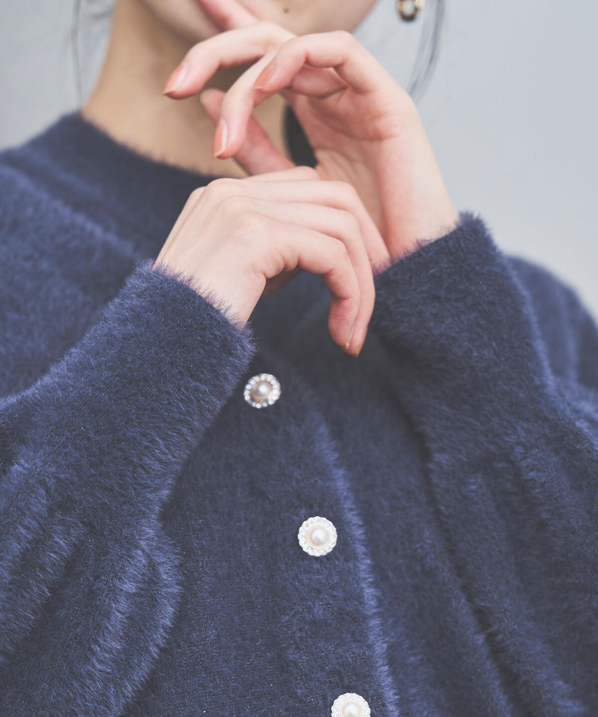 アンドクチュール「ラメフェザーニットアンサンブル」|ワンピース|