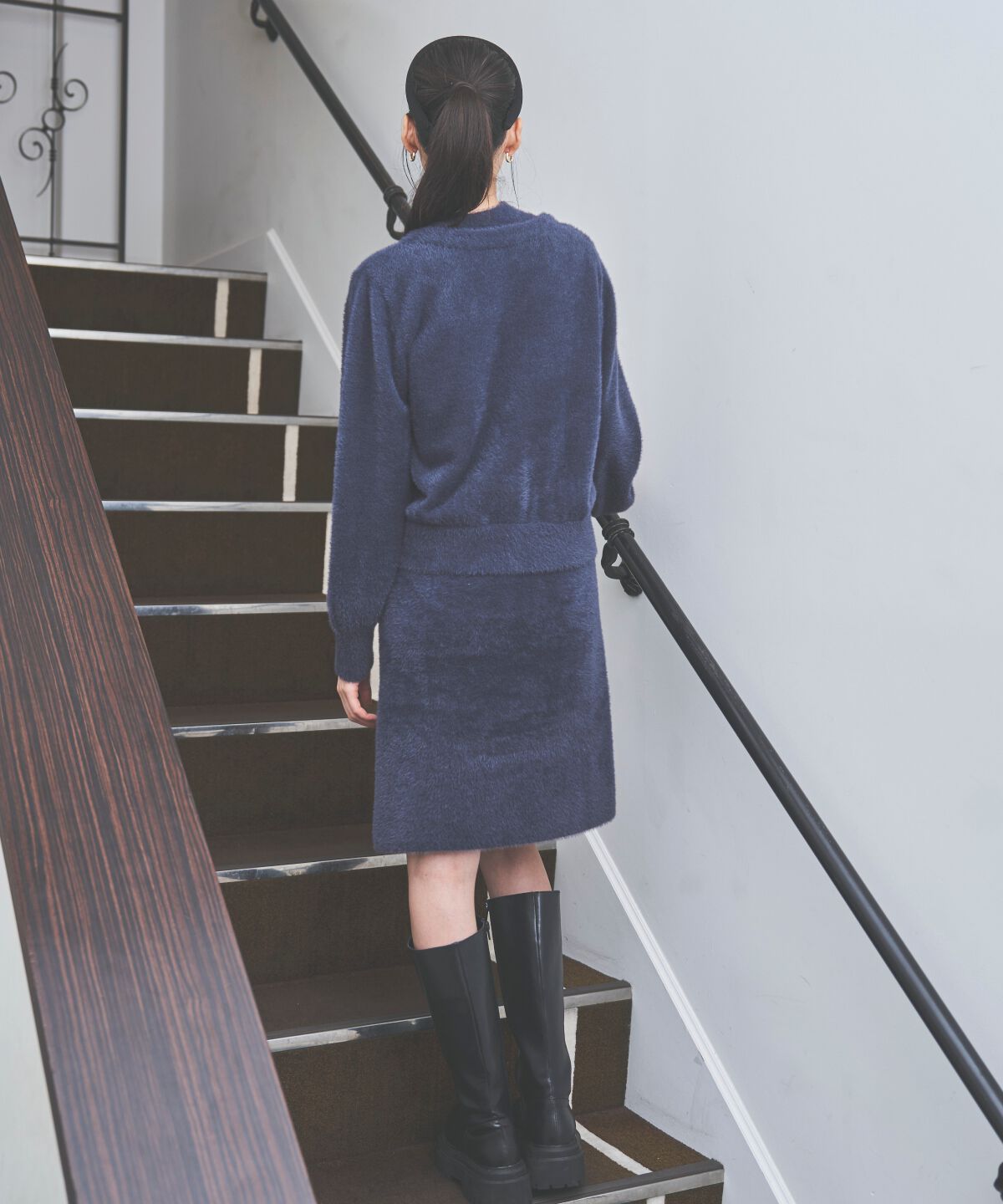 アンドクチュール「ラメフェザーニットアンサンブル」|ワンピース|