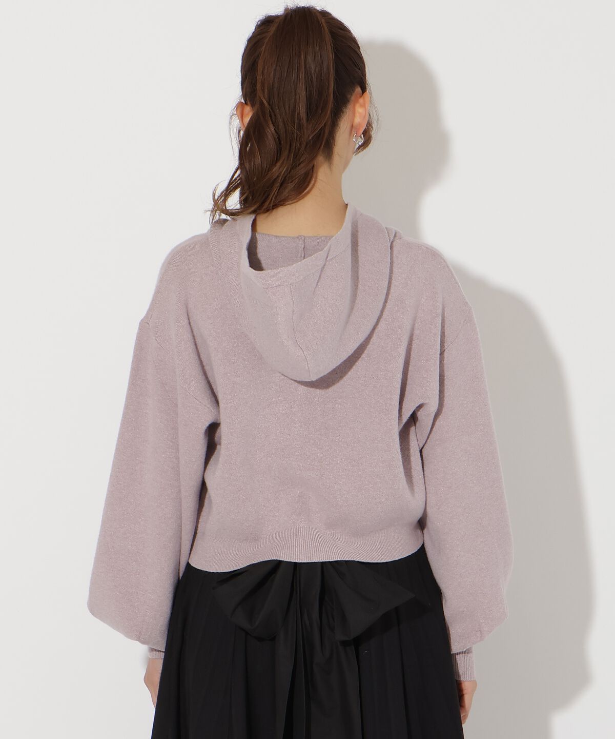 アンドクチュール「ニットパーカー」|パーカー|