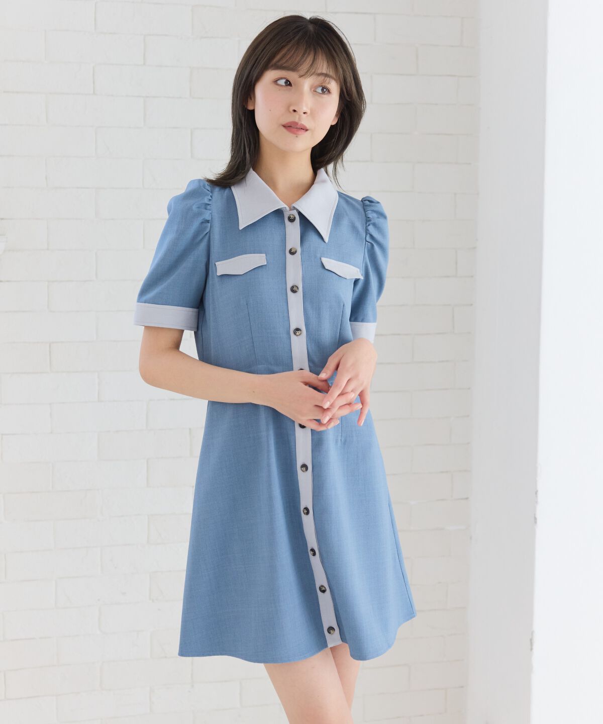 REDYAZEL「2WAYバイカラーミニワンピース」|ワンピース|