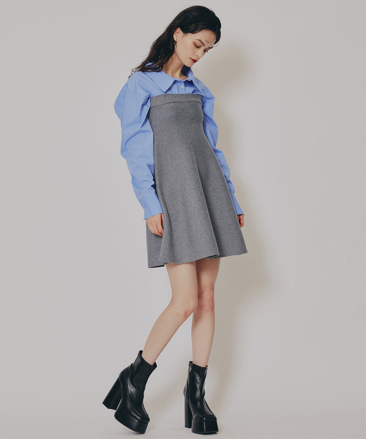 REDYAZEL「マルチWAYドッキングニットワンピース」|ワンピース|