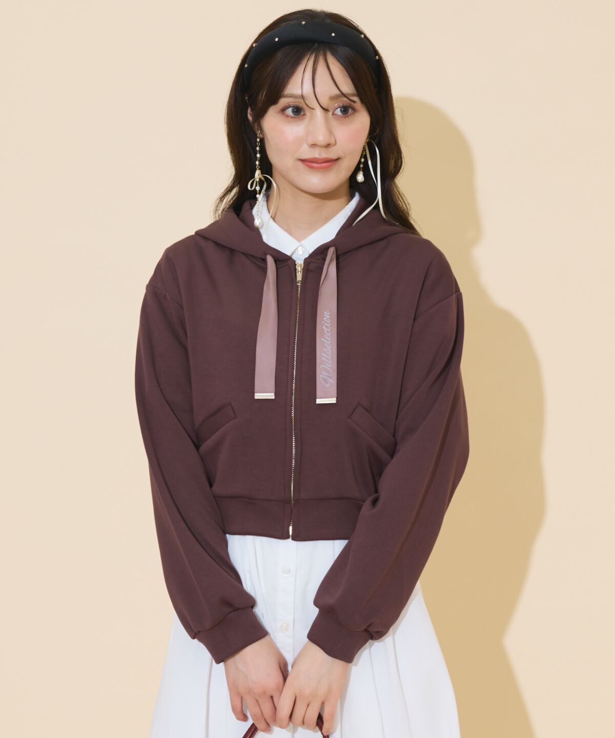 WILLSELECTION「ロゴテープパーカー」|パーカー|