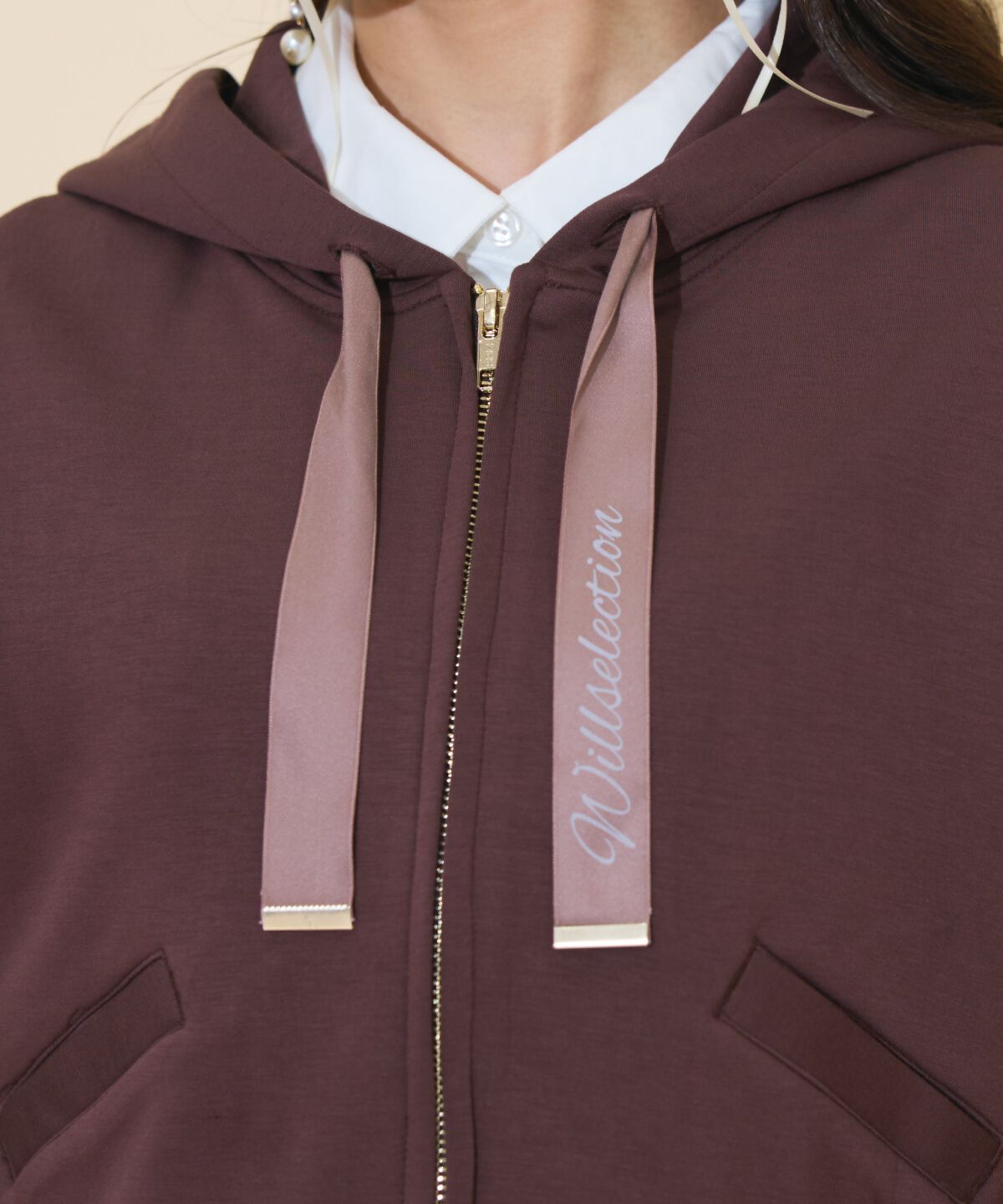 WILLSELECTION「ロゴテープパーカー」|パーカー|