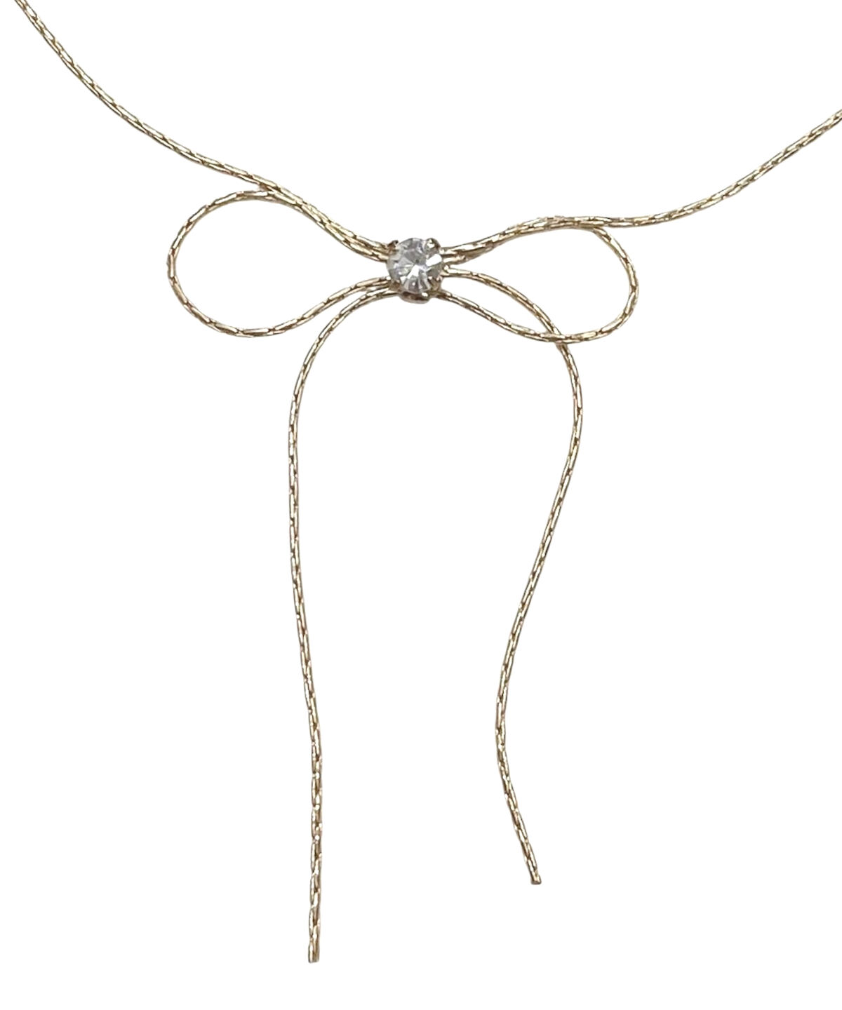 WILLSELECTION「ランダムリボンゴールドネックレス」|ネックレス|