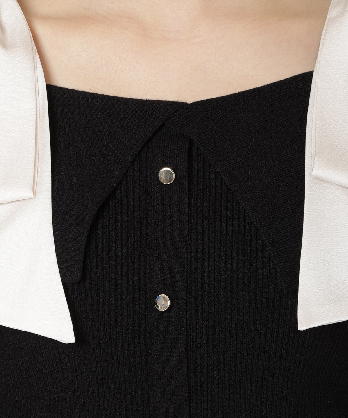 WILLSELECTION「リボンオフショルニットプルオーバー」|ニット・セーター|