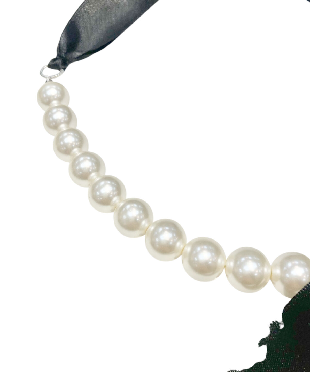 WILLSELECTION「サイドリボンパールネックレス」|ネックレス|