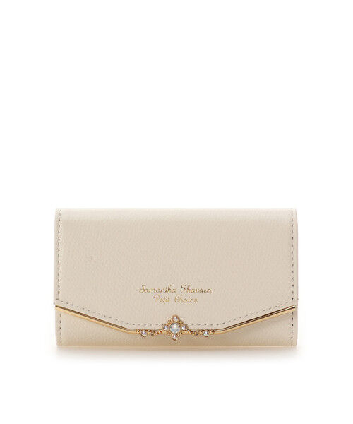 Samantha Thavasa Petit Choice「ジュエルバー　キーケース」|キーケース|オフホワイト