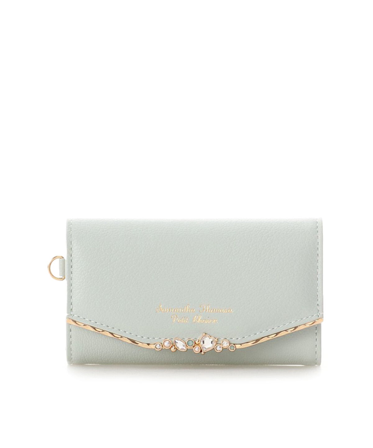 Samantha Thavasa Petit Choice「ハートジュエルバー キーケース」|キーケース|グリーン