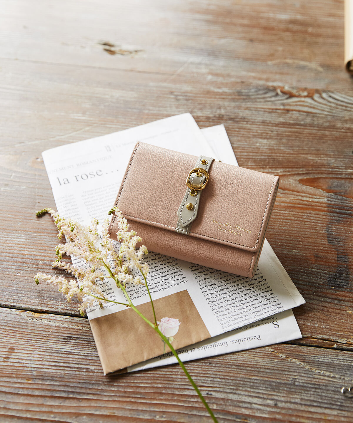 Samantha Thavasa Petit Choice「フロントベルト 折財布」|財布|