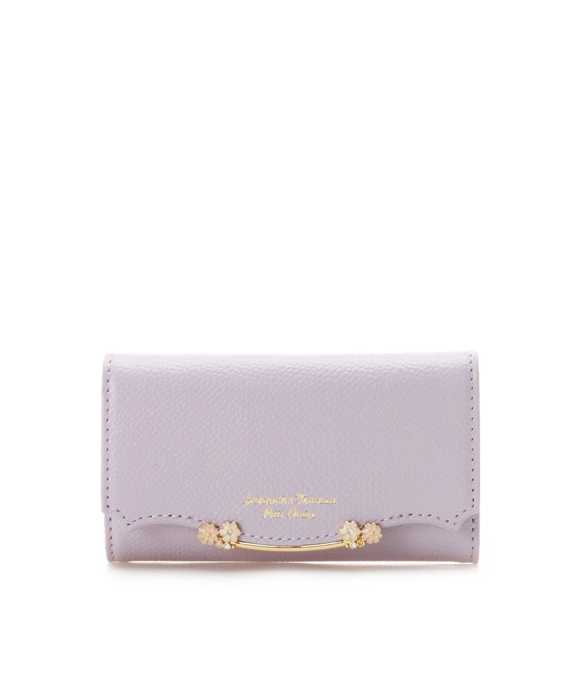 Samantha Thavasa Petit Choice「サイドフラワーバー キーケース」|キーケース|ラベンダー