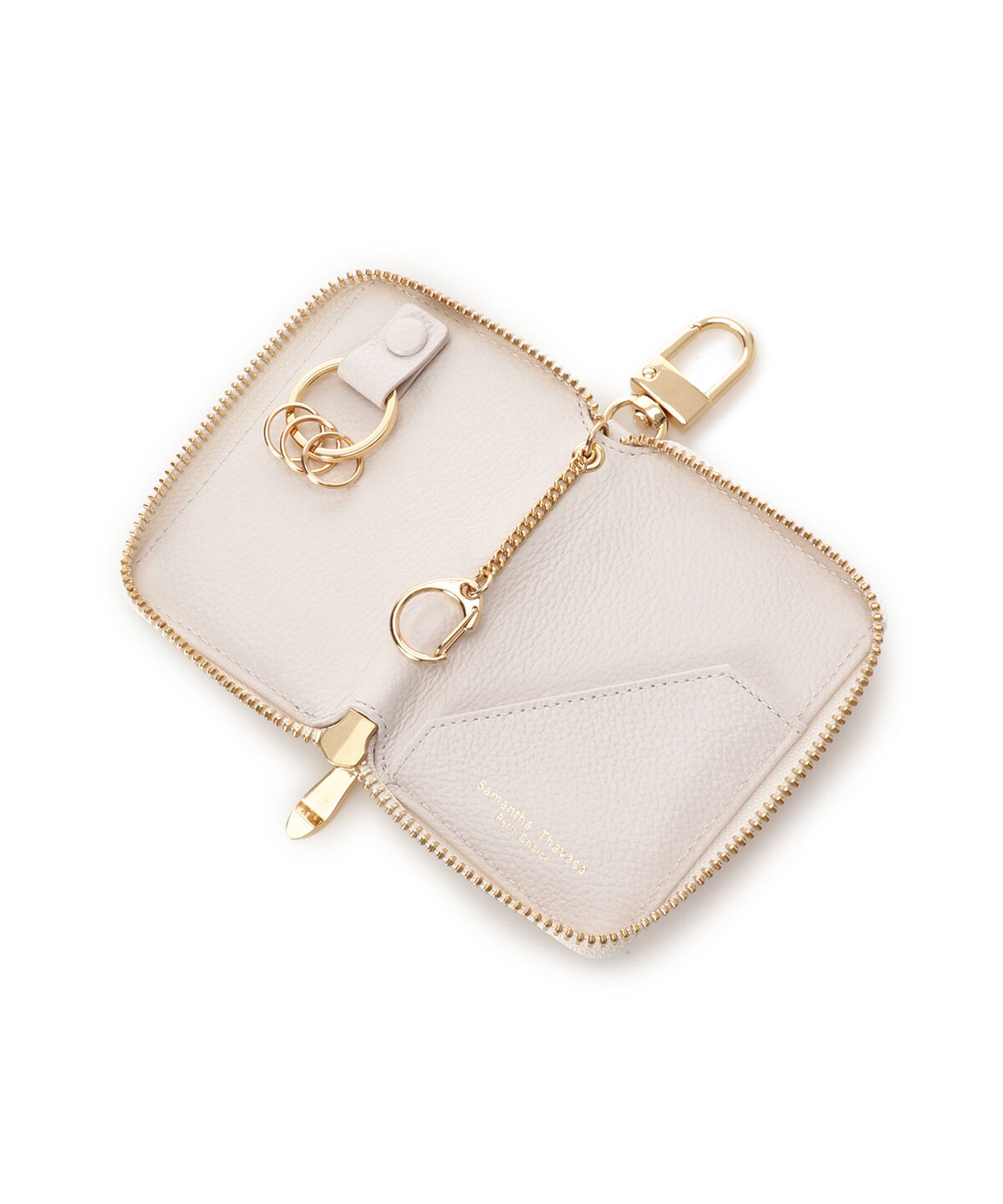 Samantha Thavasa Petit Choice「クリアハートビジュー キーケース」|キーケース|