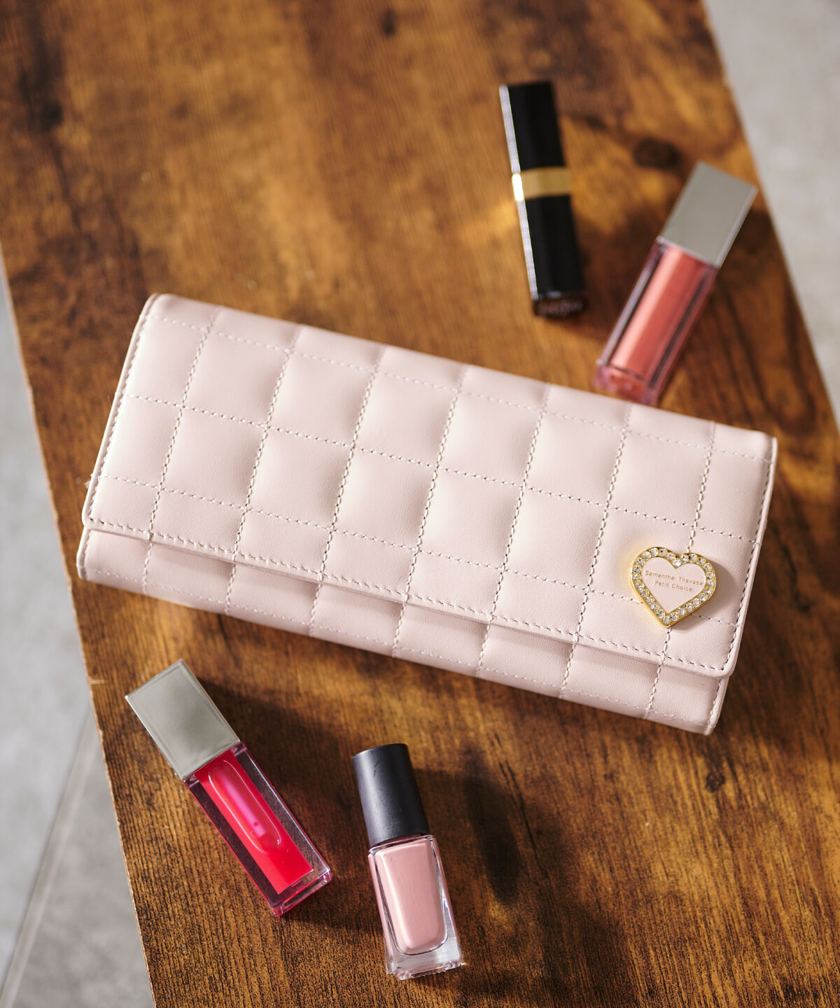 Samantha Thavasa Petit Choice「スムースキルティング　長財布」|財布|