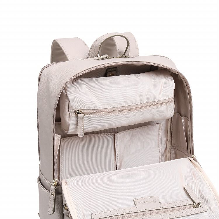 Jewelna Rose「ジュエルナローズ リモハピ2 リュックサック 合皮 B4 PC収納 通勤 リモートワーク 15.6インチ 10965」|リュック|