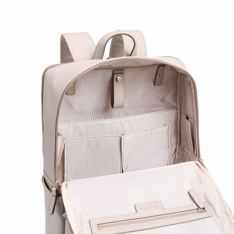 Jewelna Rose「ジュエルナローズ リモハピ2 リュックサック 合皮 B4 PC収納 通勤 リモートワーク 15.6インチ 10965」|リュック|