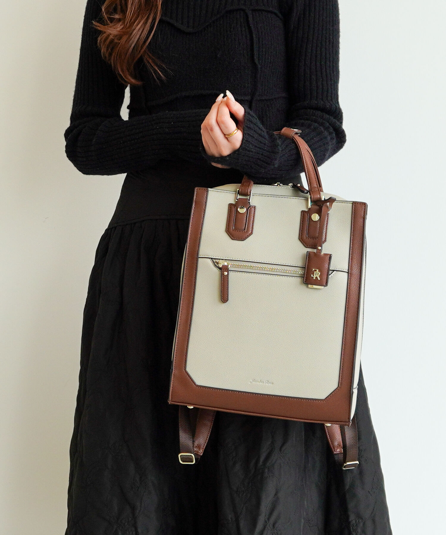 Jewelna Rose「Jewelna Rose アリゼ リュック A4サイズ 16301」|リュック|ベージュ