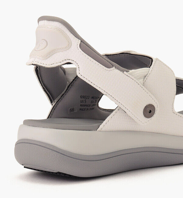 Orthofeet「【オーソフィート】カリプソ ミディアム/ホワイト マイクロファイバー/サンダル レディース」|サンダル|