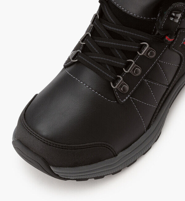 Orthofeet「【オーソフィート】ダルトン ミディアム/ブラック ヌバックレザー/シューズ メンズ」|ショートブーツ|