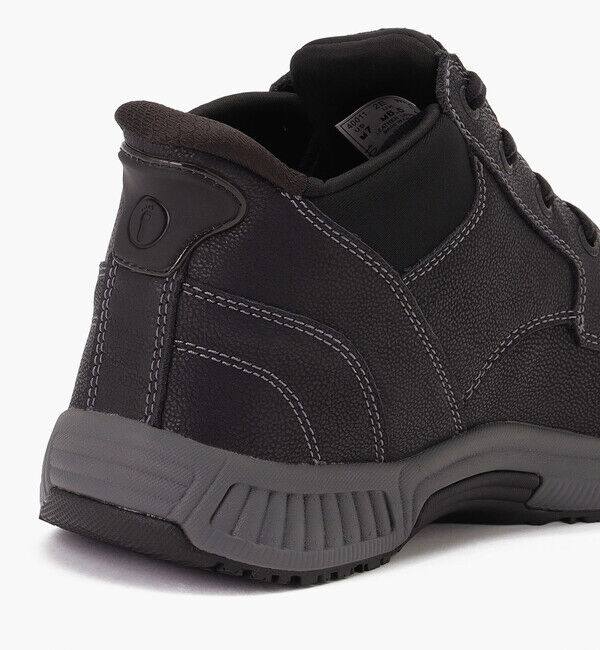 Orthofeet「【オーソフィート】ヴェルノ ワイド/ブラック ナチュラルレザー/ブーツ メンズ/Orthofeet」|ショートブーツ|