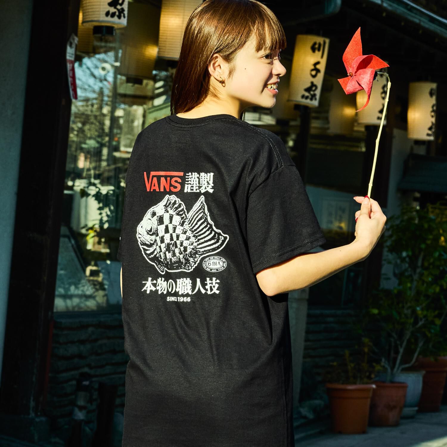 VANS「【VANSｱﾊﾟﾚﾙ】TAIYAKI SS TEE」|Tシャツ・カットソー|