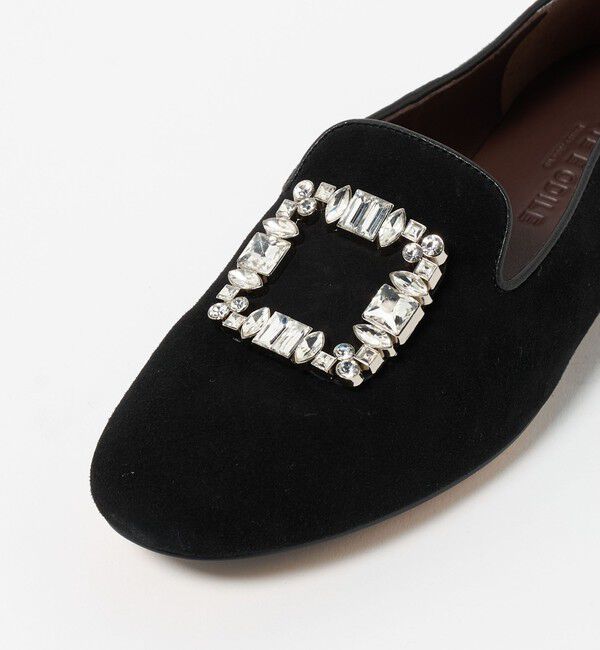 ODETTE E ODILE「ラウンドオペラビジュー フラット10&uarr;」|パンプス|