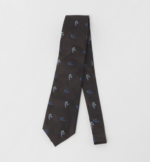 UNITED ARROWS「ウェーブ ジャガード ネクタイ」|ネクタイ・蝶ネクタイ|DK.BROWN