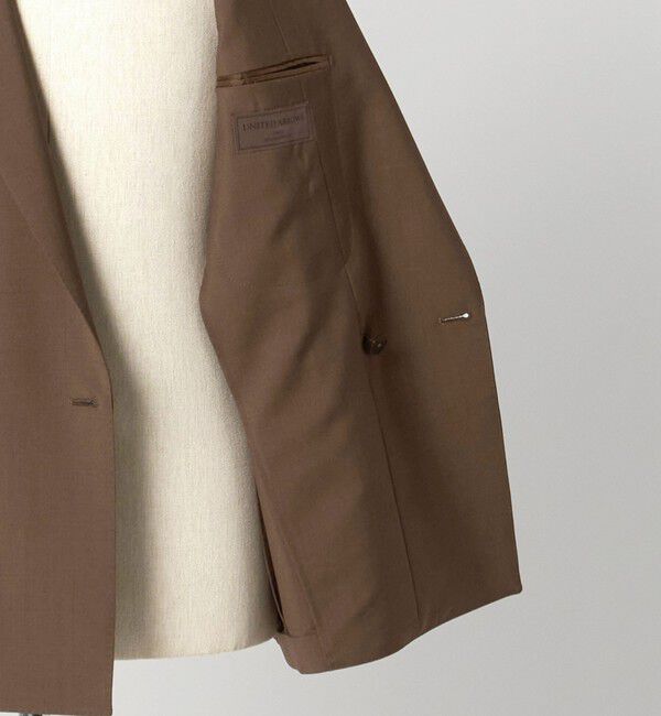 UNITED ARROWS「ウール モヘヤ 4ボタン ダブルブレストブレザー S‐MODEL」|テーラードジャケット|
