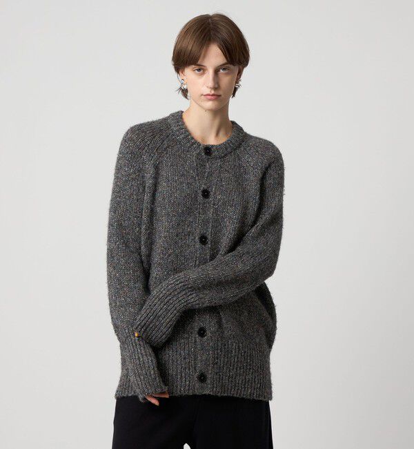 ASTRAET「＜ASTRAET＞3G アイレット カーディガン」|カーディガン|MD.GRAY