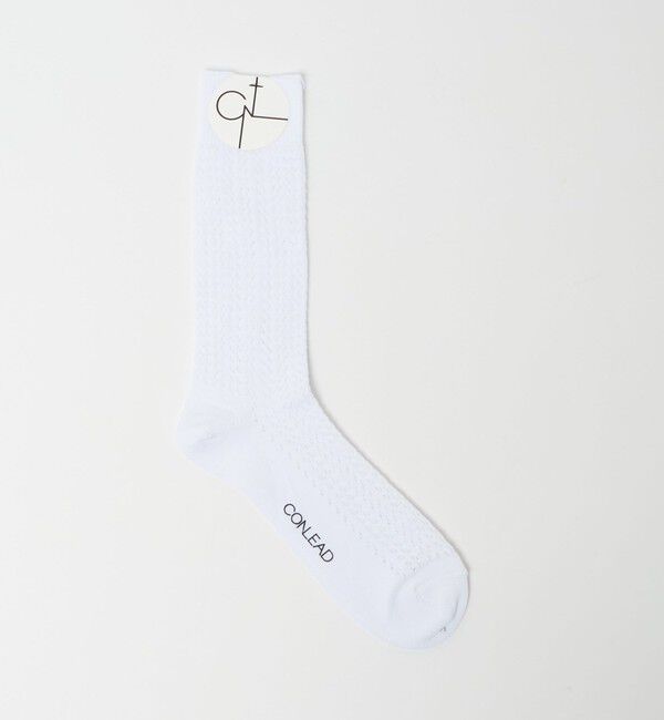 UNITED ARROWS green label relaxing「＜CONLEAD＞レース ソックス」|ソックス|WHITE