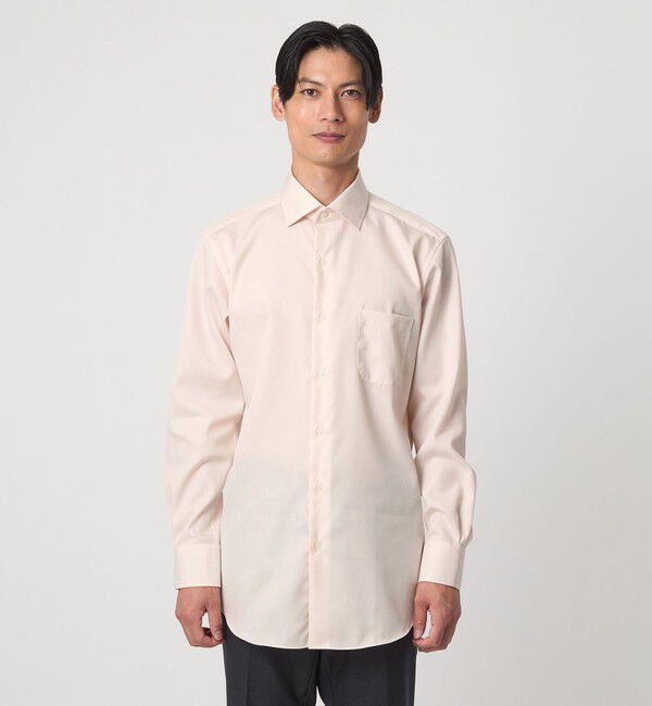 UNITED ARROWS green label relaxing「コットン ナローストライプ ワイドカラー ドレスシャツ -イージーアイロン-」|シャツ・ブラウス|