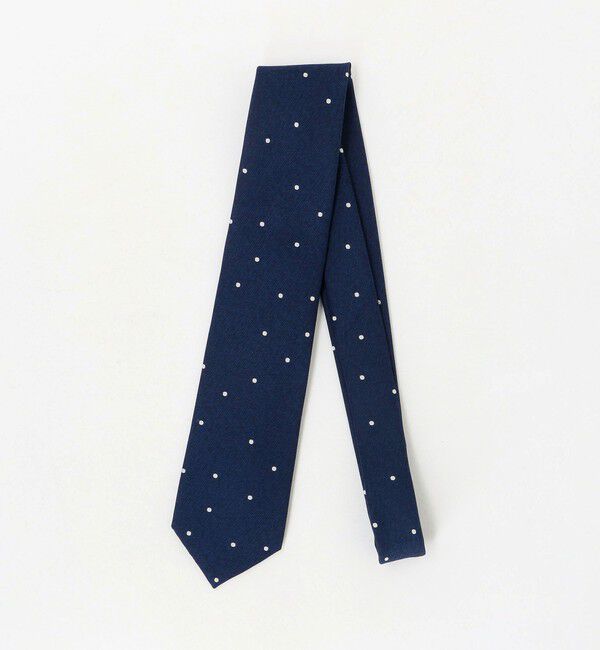 UNITED ARROWS green label relaxing「GLR ジャパン ヴィンテージ 8.0cm ドット ネクタイ」|ネクタイ・蝶ネクタイ|NAVY