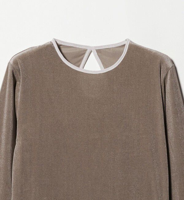 BEAUTY&YOUTH UNITED ARROWS「シアーベロア リンガーロングスリーブTシャツ」|Tシャツ・カットソー|