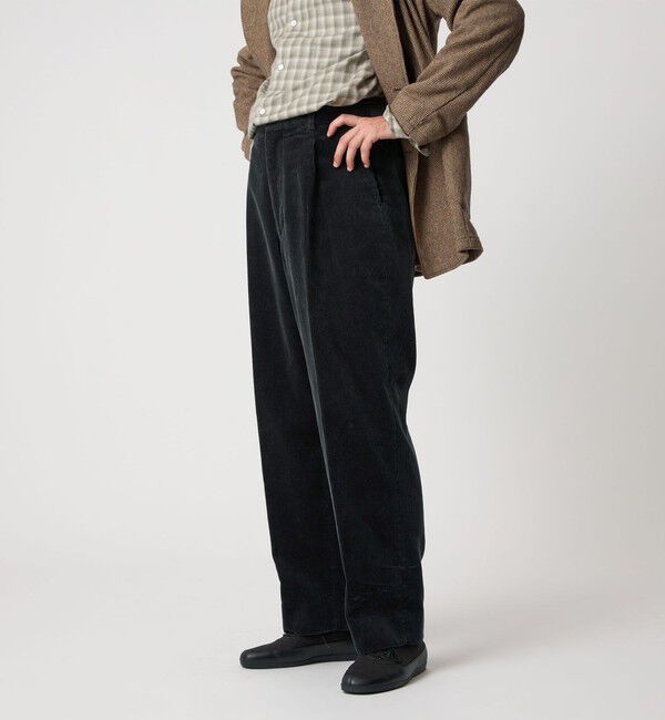 STEVEN ALAN「＜Steven Alan＞ 8W コーデュロイ アウト ワンプリーツ スラックス」|スラックス|
