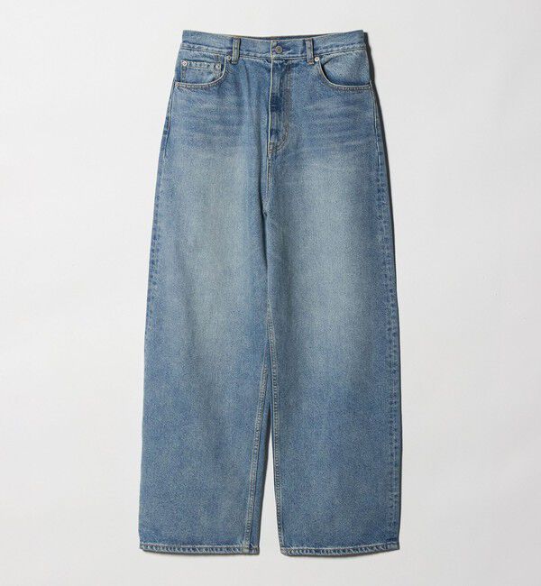 BEAUTY&YOUTH UNITED ARROWS「ワイド ルーズ デニムパンツ」|デニム|COBALT