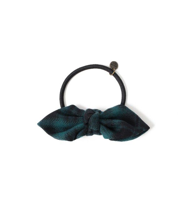 BEAMSBOY「チェック リボン ヘアゴム」|その他|D.GRN