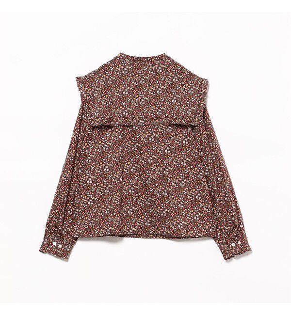 BEAMSBOY「リバティ デタッチ フリルカラー シャツ」|シャツ・ブラウス|