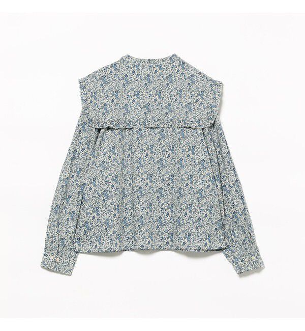 BEAMSBOY「リバティ デタッチ フリルカラー シャツ」|シャツ・ブラウス|