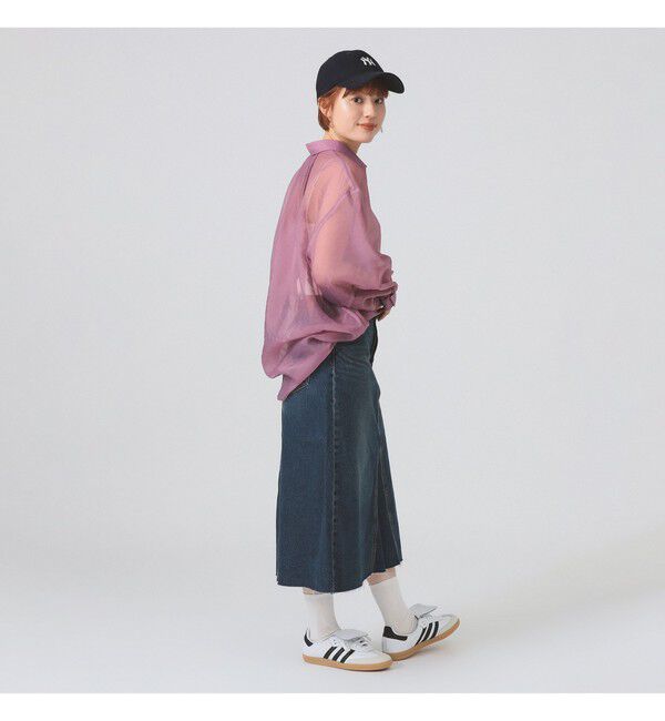 Ray BEAMS 「LEVI&rsquo;S(R) / Aラインデニムスカート ミディアムインディゴ」|スカート|