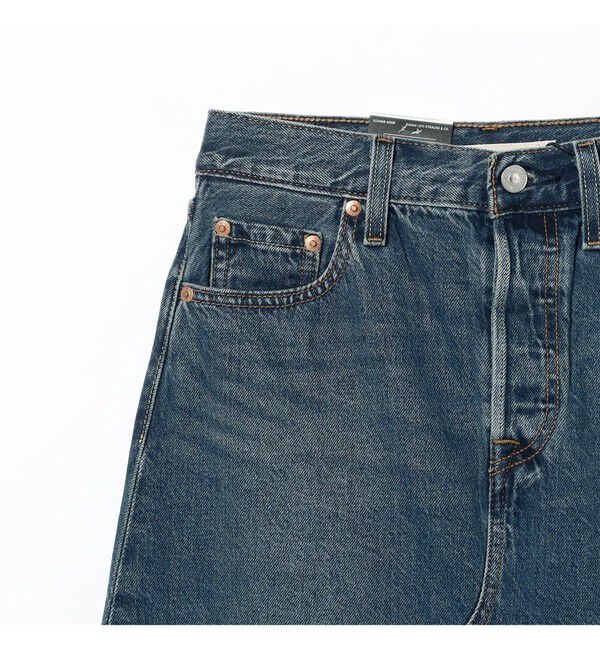 Ray BEAMS 「LEVI&rsquo;S(R) / Aラインデニムスカート ミディアムインディゴ」|スカート|