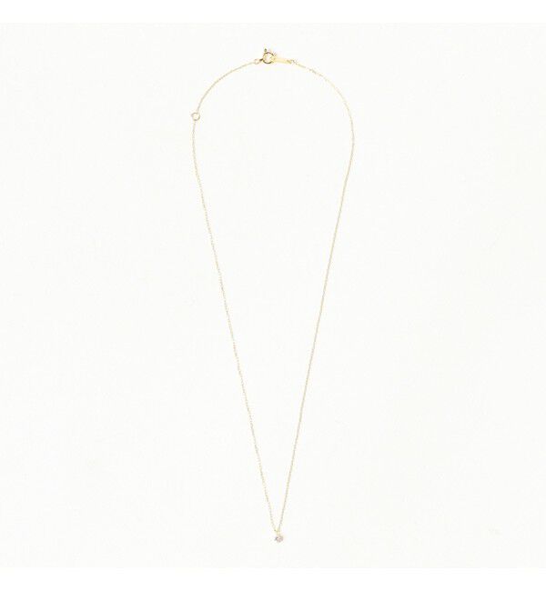Ray BEAMS 「K10 ダイヤモンド ネックレス」|ネックレス|GOLD