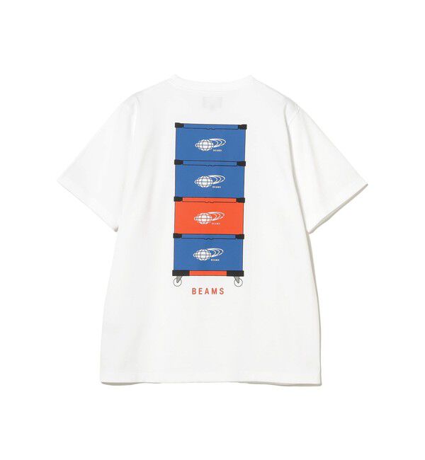 BEAMS「BEAMS コンテナボックス Tシャツ」|Tシャツ・カットソー|WHITE