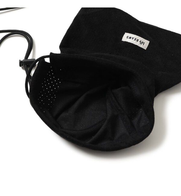 BEAMS「パンチング ドローストリング バッグ」|ポーチ|