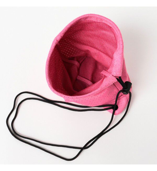 BEAMS「パンチング ドローストリング バッグ」|ポーチ|