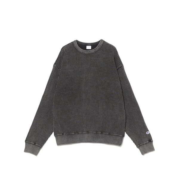 BEAMS「【別注】Champion / Big Waffle Long Sleeve Shirt」|Tシャツ・カットソー|