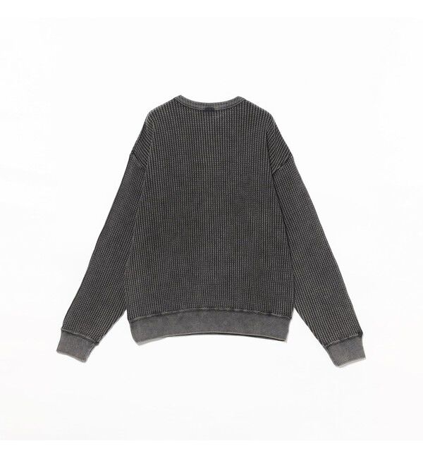 BEAMS「【別注】Champion / Big Waffle Long Sleeve Shirt」|Tシャツ・カットソー|