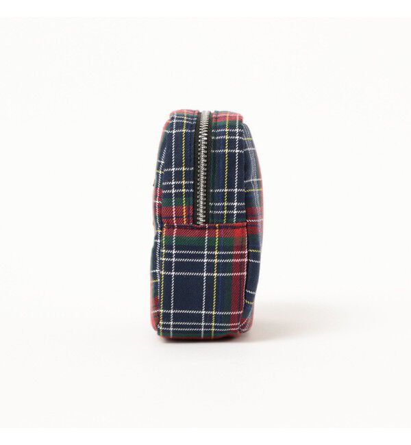 BEAMS「チェック ポーチ M」|ポーチ|