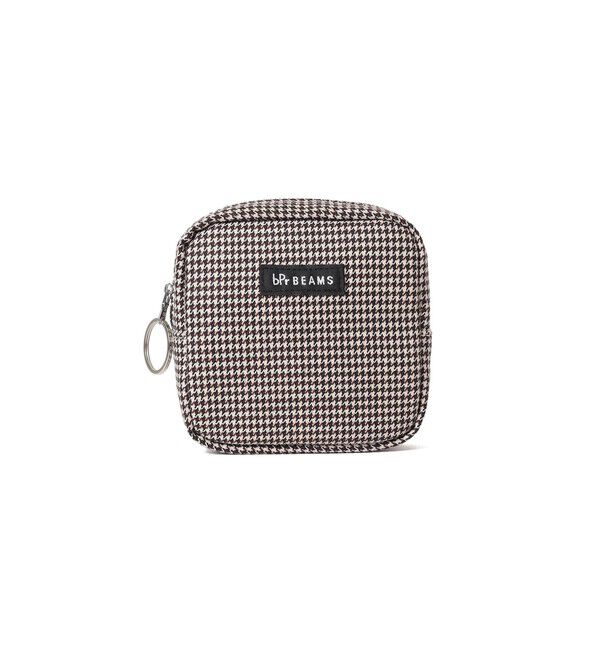 BEAMS「チェック ポーチ M」|ポーチ|