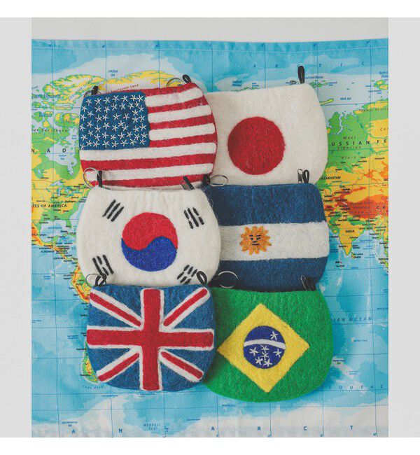 BEAMS「ワールド ポーチ」|ポーチ|